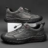 Herre Spaltlær Casual Lærsko Herre Komfortabel Kjøresko Herre Flats Sko Business Formelle Sko