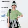 La Chapelle Women's Cotton Pink Graffiti T-Shirt