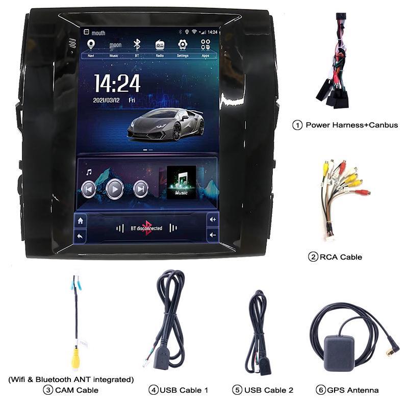 Compatible with 11 New Reiz Models: 9.7-Inch Vertical Screen Car Navigation and Central Control Unit