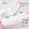 YEEHOO Chaussettes pour filles 7A Antibactériennes Anti-boulochage Mi-mollet