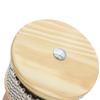 Wooden Handle Cabasa Metal Bead Percussion Instrument Latin Rhythm Shaker Pop Hand Shaker for Music Class Band Kids Adults