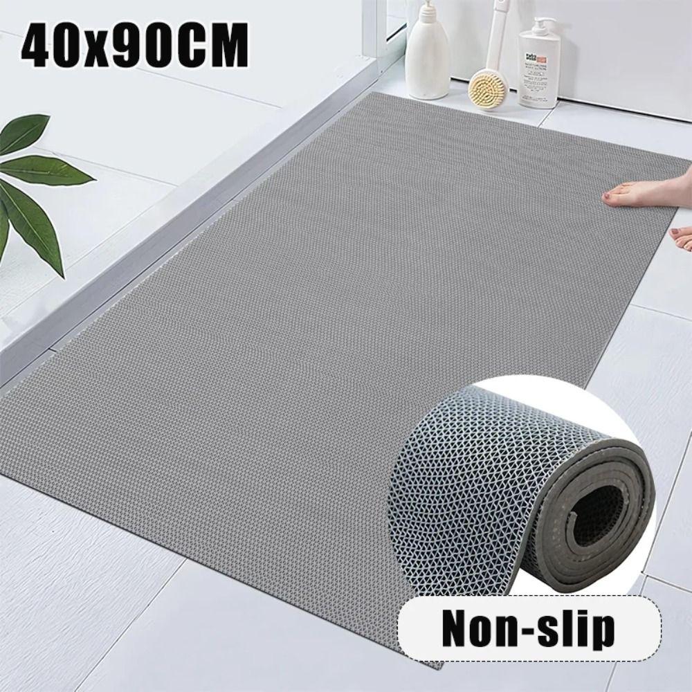 PVC Waterproof Mats Hollowed Out Plastic Mats High Quality Drainage Rubber Rug  Restaurant