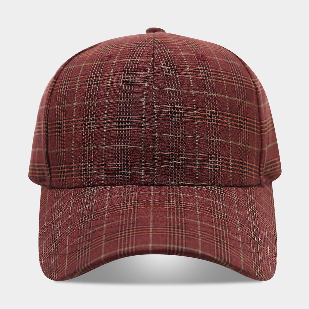 Plaid Fashion Literary Retro Street Painter Hat Men's and Women's Outdoor Leisure Breathable Sunshade Versatile Baseball Cap
