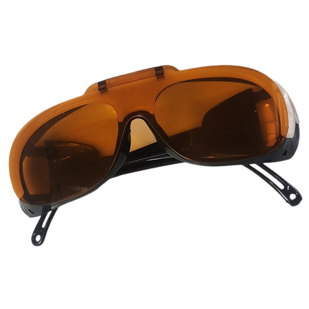 ABS Flip Up Welding Safety Glasses With Antiscratch Lens Lightweight For Radiation Protective And Helmet Compatibility