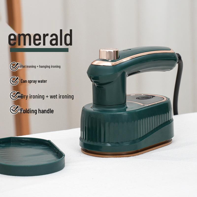 Foldable 2-in-1 Handheld Garment Steamer & Electric Iron for Dry/Wet Use