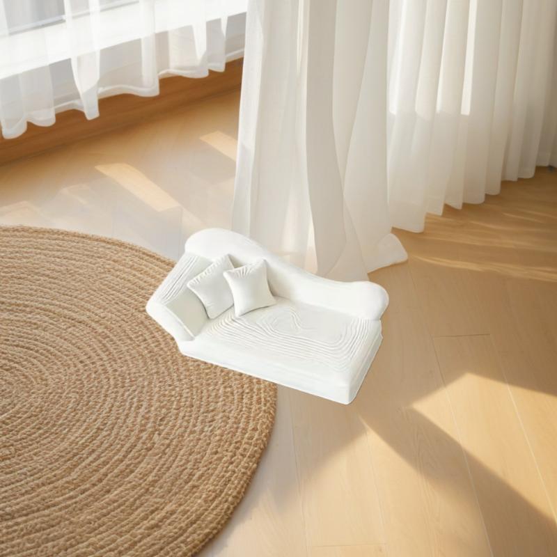 1Pcs French Victorian Style Simulation Mini Furniture Play Home Toy 1:12 Scale Miniature Dollhouse 3D Printed Sofa Model