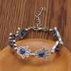 Vintage Hamsa Hand Fatima Evil Eye Bracelets for Women Jewelry Bohemian Natural Stone Beads Charm Bangles Couple Gift