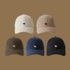 Polar bear embroidered baseball cap, wide brimmed retro hat, unisex soft top duckbill cap, men's and women's casual style