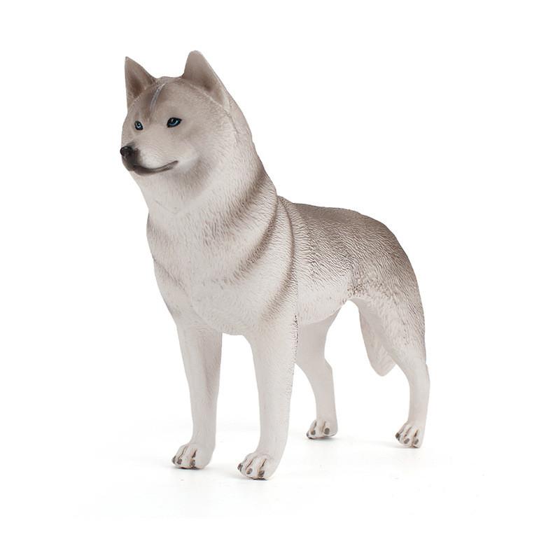 Pvc Husky Dog Model Collectible Figurine For Home Decor And Gift