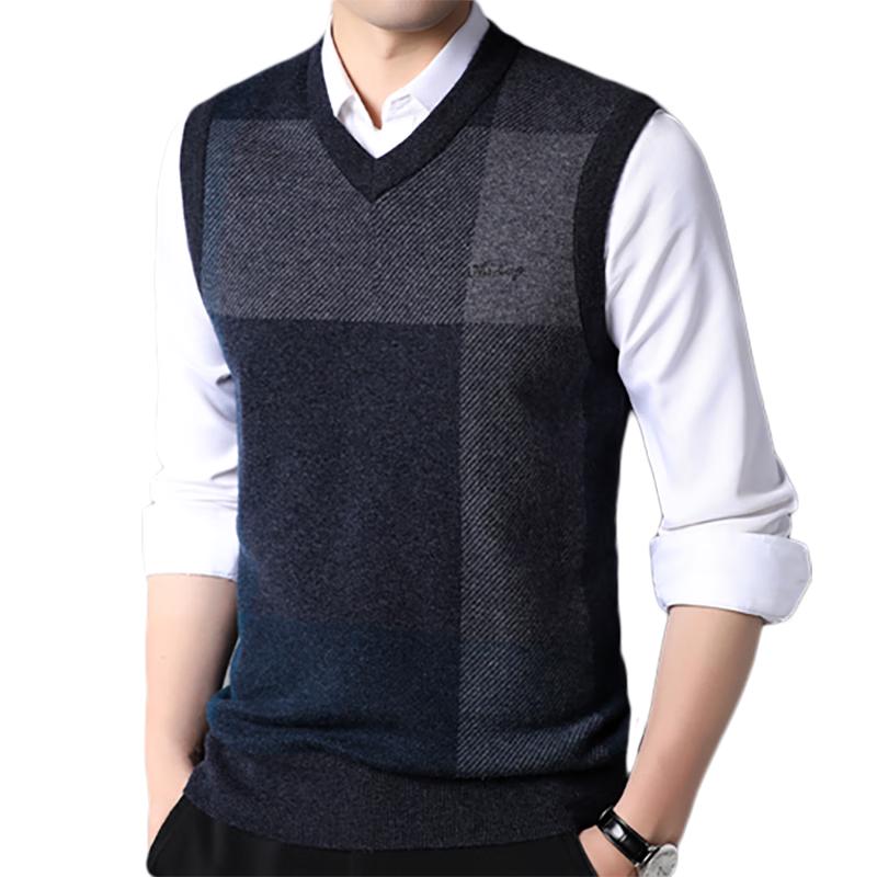 

ROMON Men s 100% Pure Wool V-Neck Sweater Vest 3XL (190/104A)