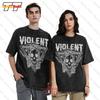 Violent Soho Nadměrné Tričko Rocková Hudba Pokryté Chromem 7R9H