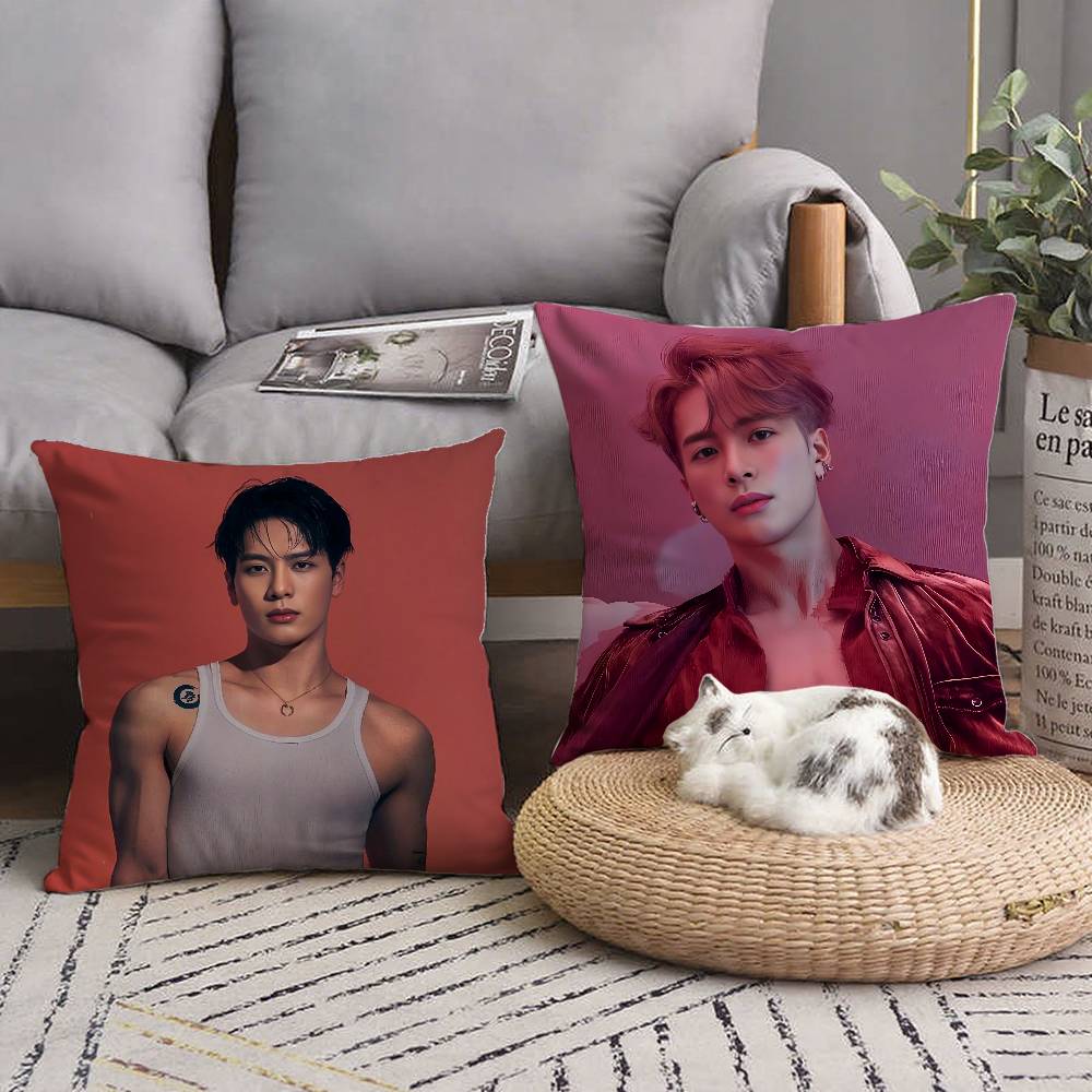 Host J-JacksonS W-WangS Pillow Case Home Decor Throw For Sofa Bed Car Room Decor Gift Idea