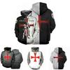 Vibrantly Designed Unisex Knights Templar Cosplay 3d Print Pullover Casual Sweater
