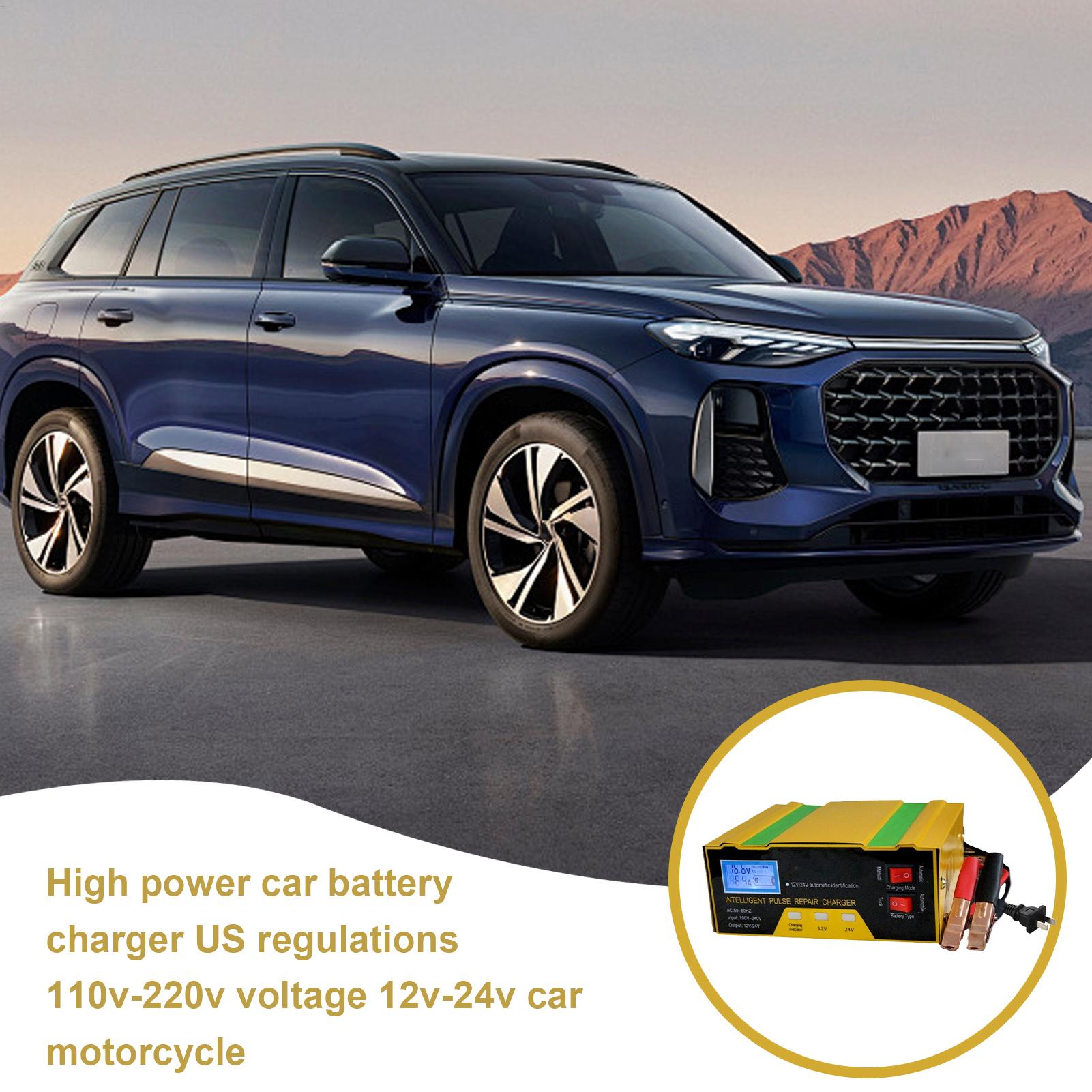 

Car Charger For Battery Auto/Manual Battery Charger Maintainer Automotive Replacement Versatile Road Trip Accessories For China Mainland