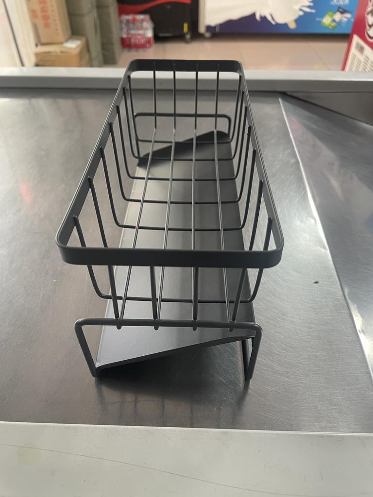 Multipurpose Kitchen Sink Organizer: Drying & Storage Rack for Sponges, Cloths & Detergent Bottles - Saves Space, Drains Water