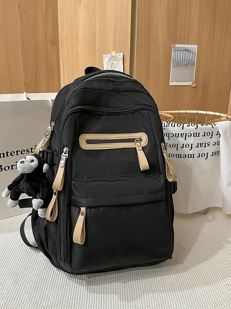 Fashion Versatile Nylon Backpack Wear-resistant New Student Schoolbag Travel Backpack