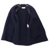 Loewe [Domestic Regular] H526330X81 Wool X Cashmere Double-Breasted Jacket Coat 48 NavyUsed