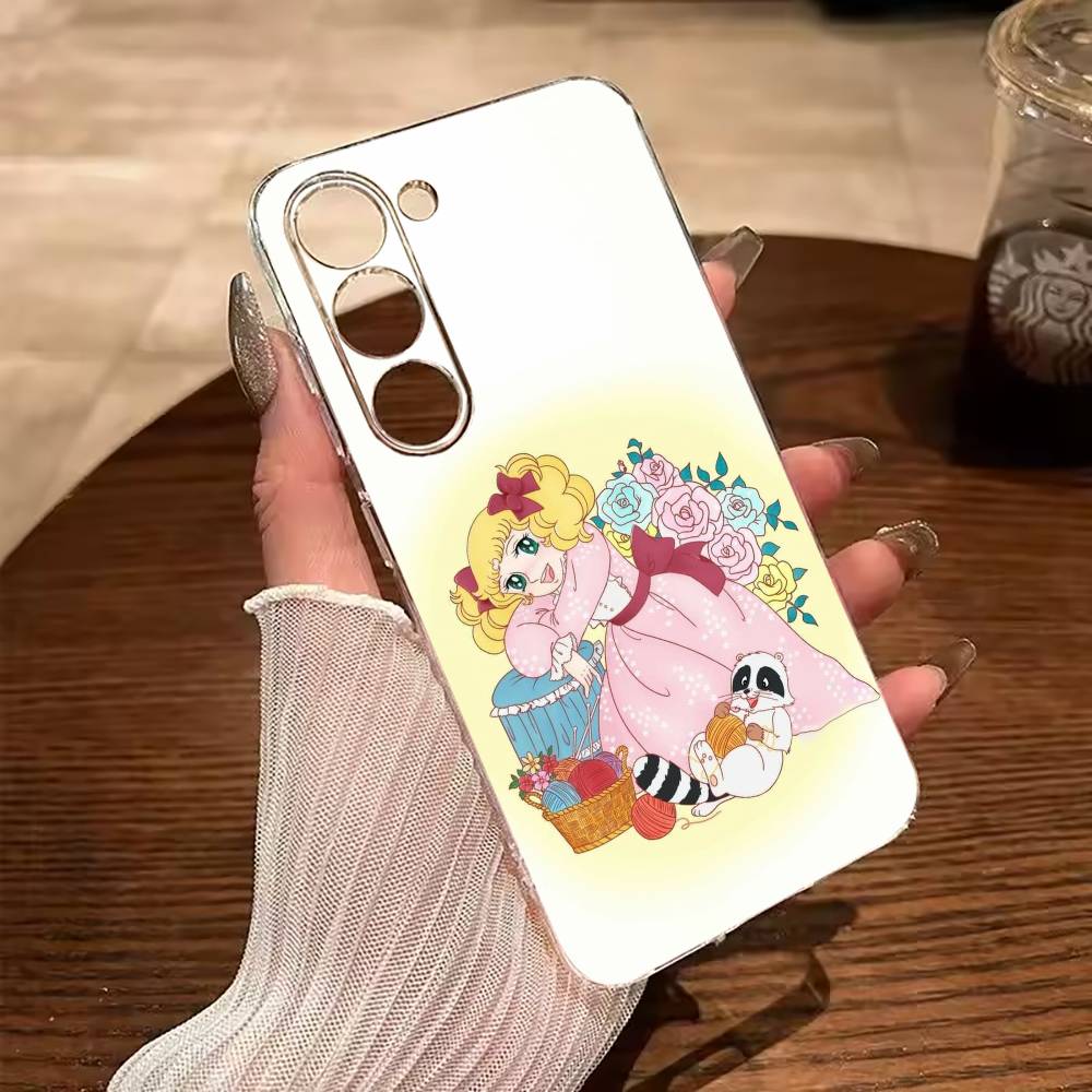 Classic Cartoon-Sweet C-andy C-andy Phone Case For Samsung Galaxy A71,A70,A52,A51,A40,A30 Transparent Cover