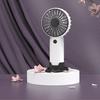 Desk Fan Handheld Fan Quiet Air Circulator Small Powerful Design for Indoor Outdoor Use Red Color