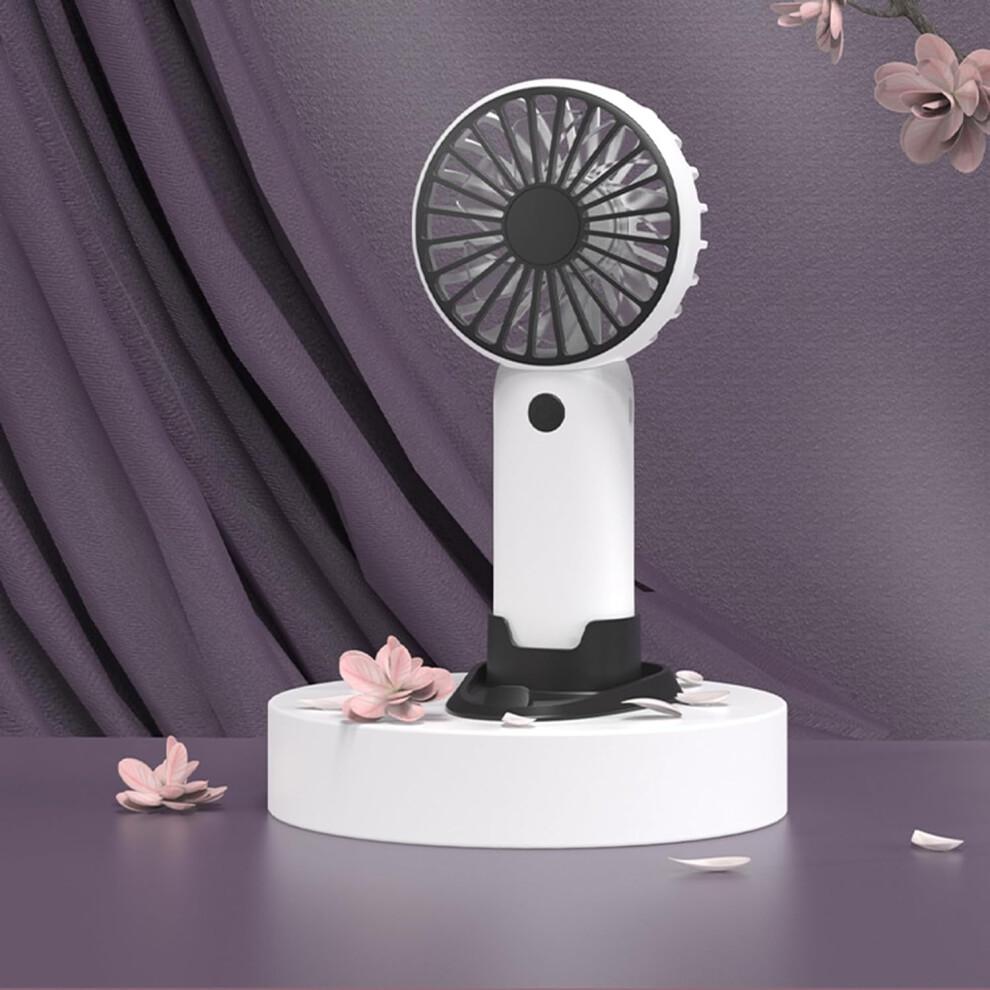 Desk Fan Handheld Fan Quiet Air Circulator Small Powerful Design for Indoor Outdoor Use Red Color