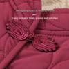 Elderly Women's Plush Lined Winter Vest