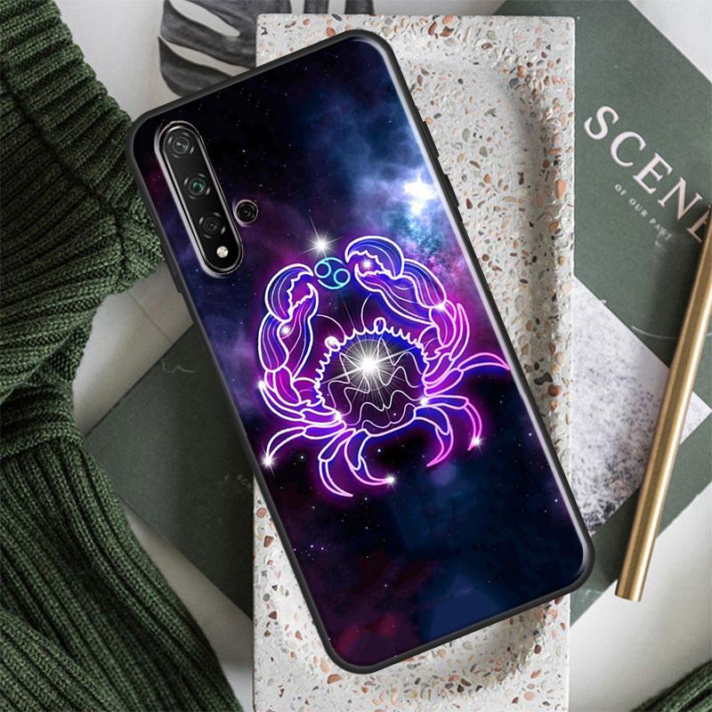 Zodiac Signs For Huawei Nova 12i 11i 8i 12s 9 10 SE Y91 Y90 Y60 Y70 Y72 Y61 P20 P30 P40 Lite P60 Pro Case