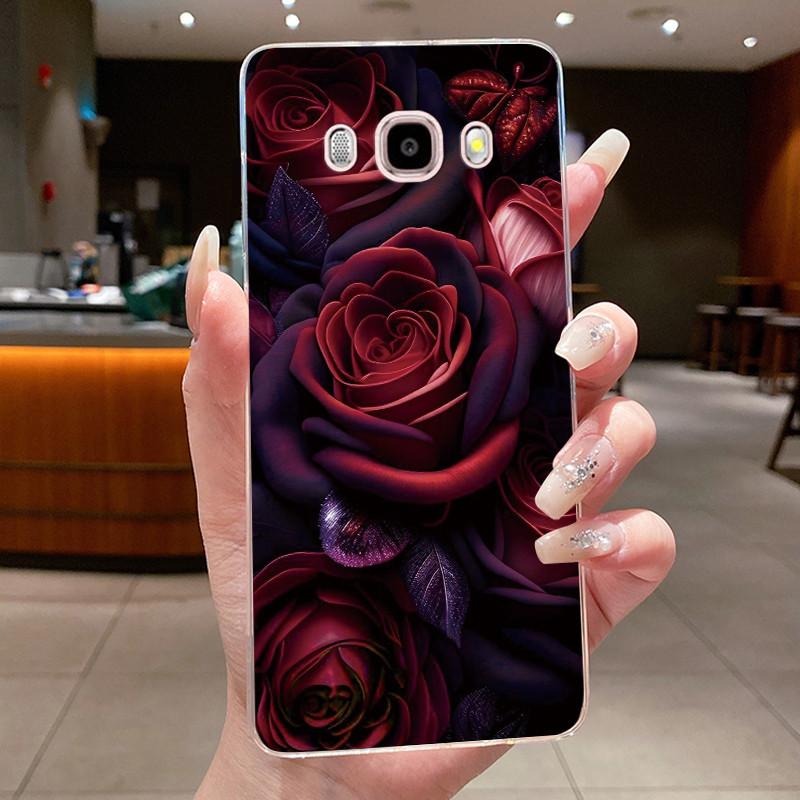 Casing For Samsung Galaxy J5 (2016) SM-J510F / J7 (2016) SM-J710F Soft Cover Luxury Dragon Cute Cool Boys Girls Transparent Case