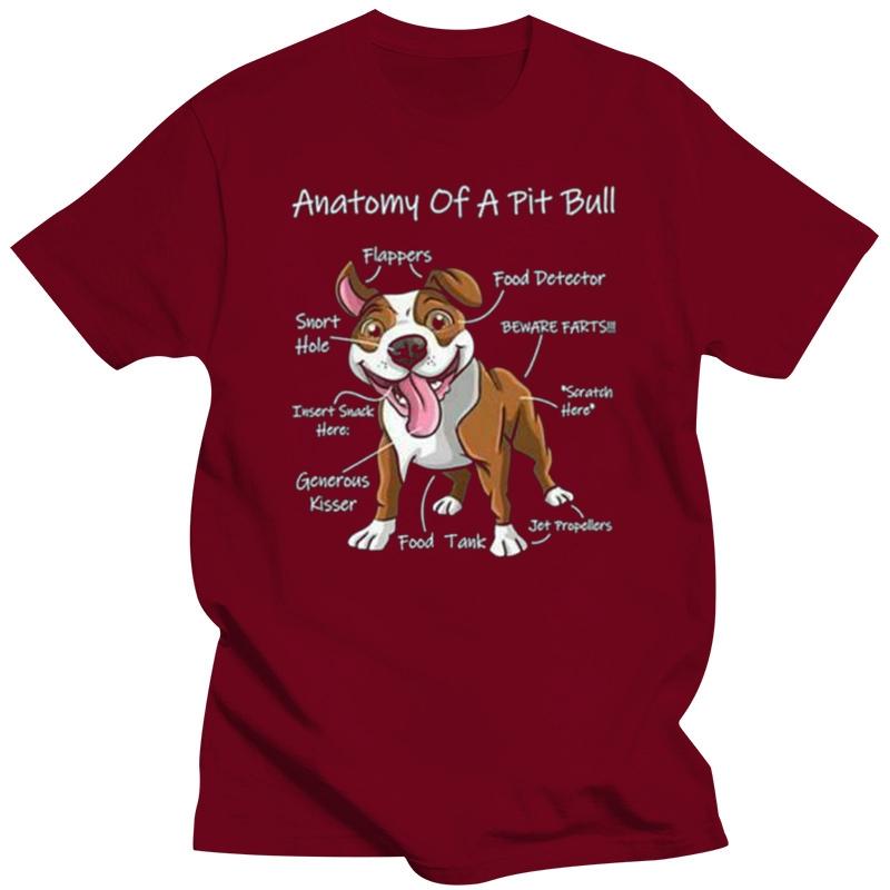 Men WomenAnatomy Of A Pit Bull Flappers Snort Hole Food Detector Unisex T-Shirt Cotton S-3Xl Oversized Tee Shirt