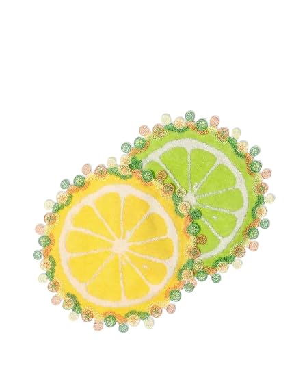 

Chikazawa Lace Shop Seasonal Towel Handkerchief, Citrus (Green)