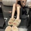 Thick-bottomed cotton drags, autumn and winter new trendy slippers