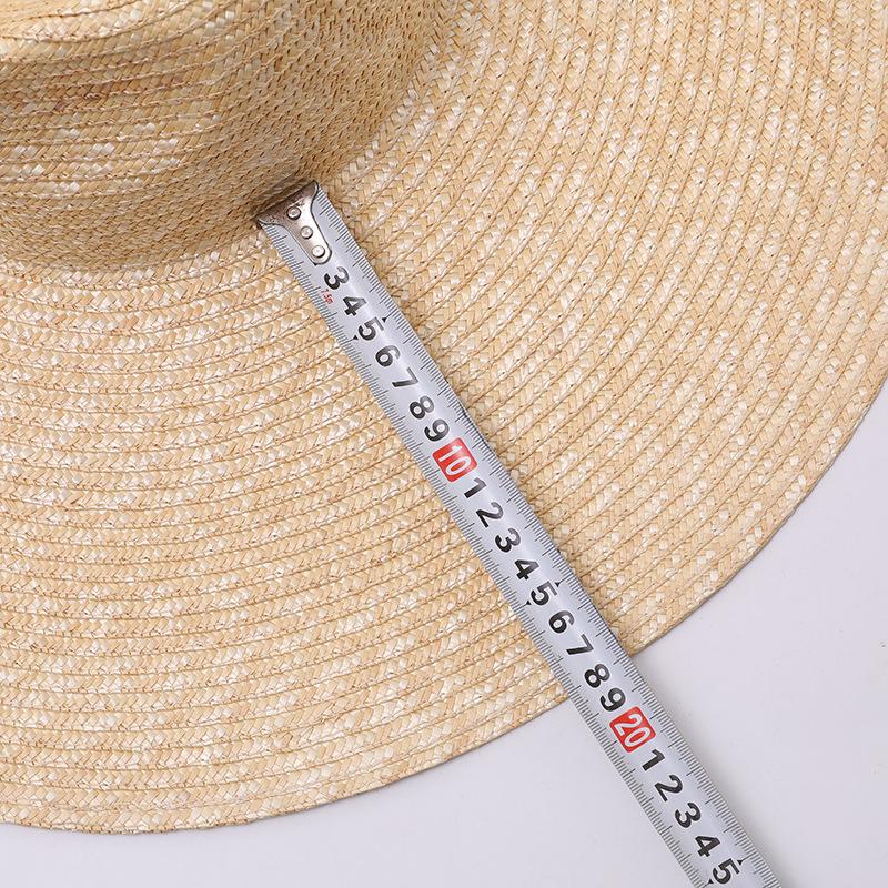 European and American retro long pointed top big brim straw straw hat magician hat stage catwalk performance concave sunshade top hat