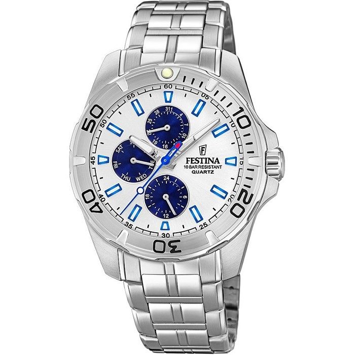 Montre Homme - Festina - F20445/1 - Multifonction - Étanche 100m - Diamètre 43mm
