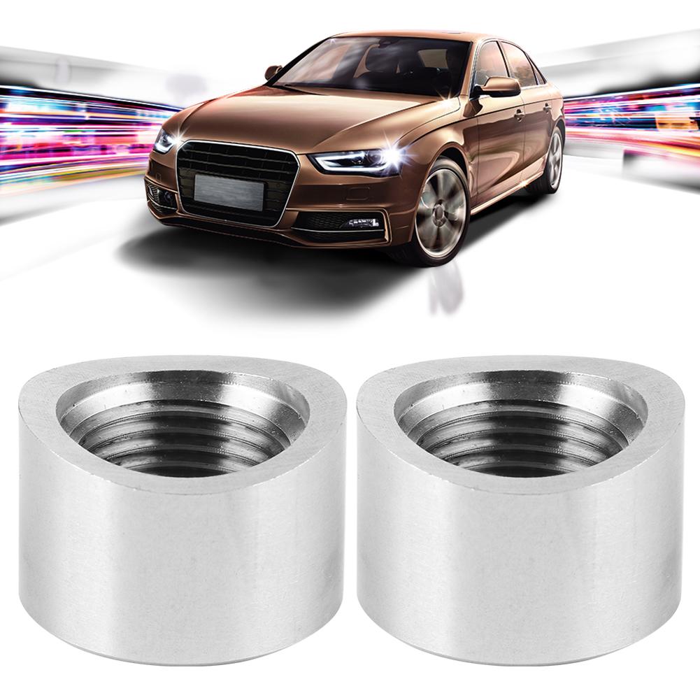 2PCS Oxygen Sensor Bung Stainless Steel SS304 M18 x 1.5 Internal Thread Notched O2 Oxygen Sensor Accessory