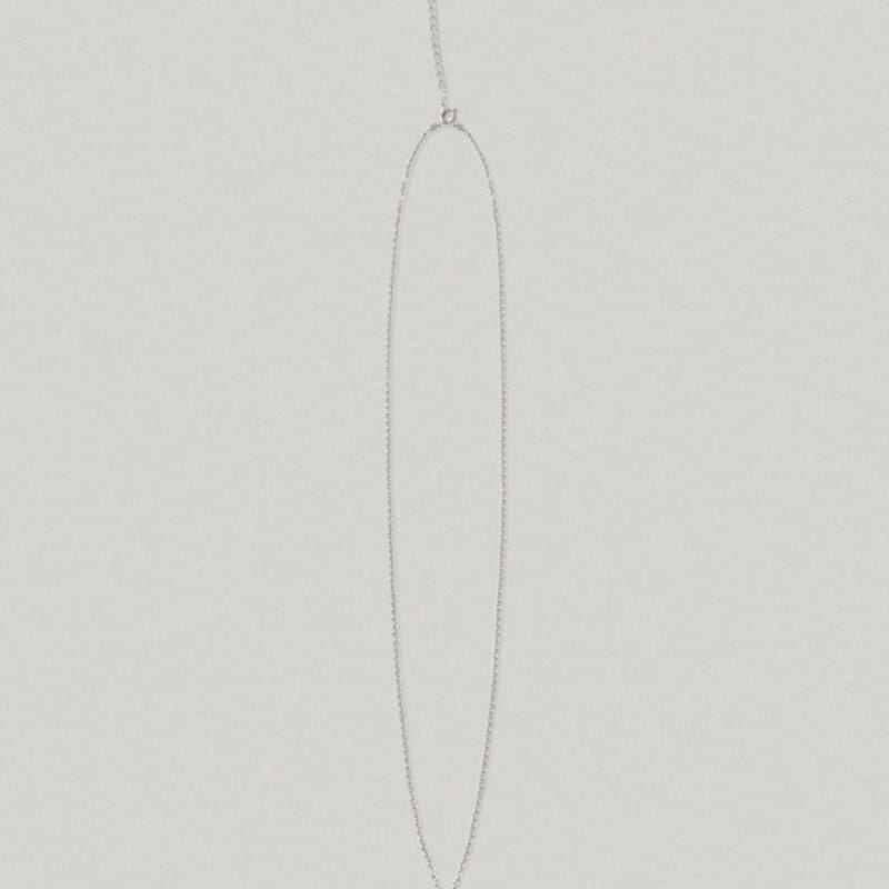

FOLNUA [folnua X fi,ore] MINI POST KEY NECKLACE - SILVER CHAIN (TWO TONE) silver & gold
