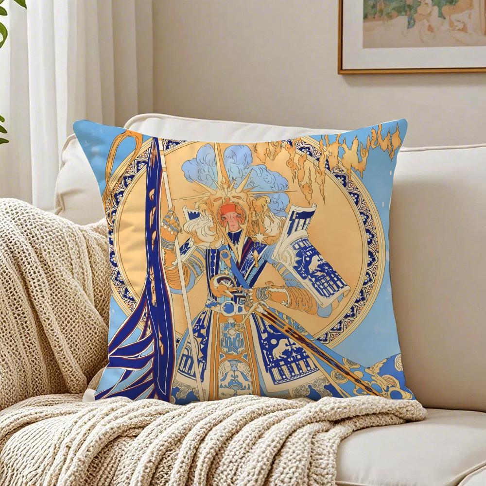 A-Antonio Reinhard Pillow Art Decor Cushion Cushion Cover Pillowcase Anti-Dustmite Living Room Sofa Decor Cushion Room