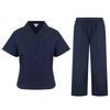 Miso Womens/Ladies Notch Neck Short-Sleeved Top & Bottom Set