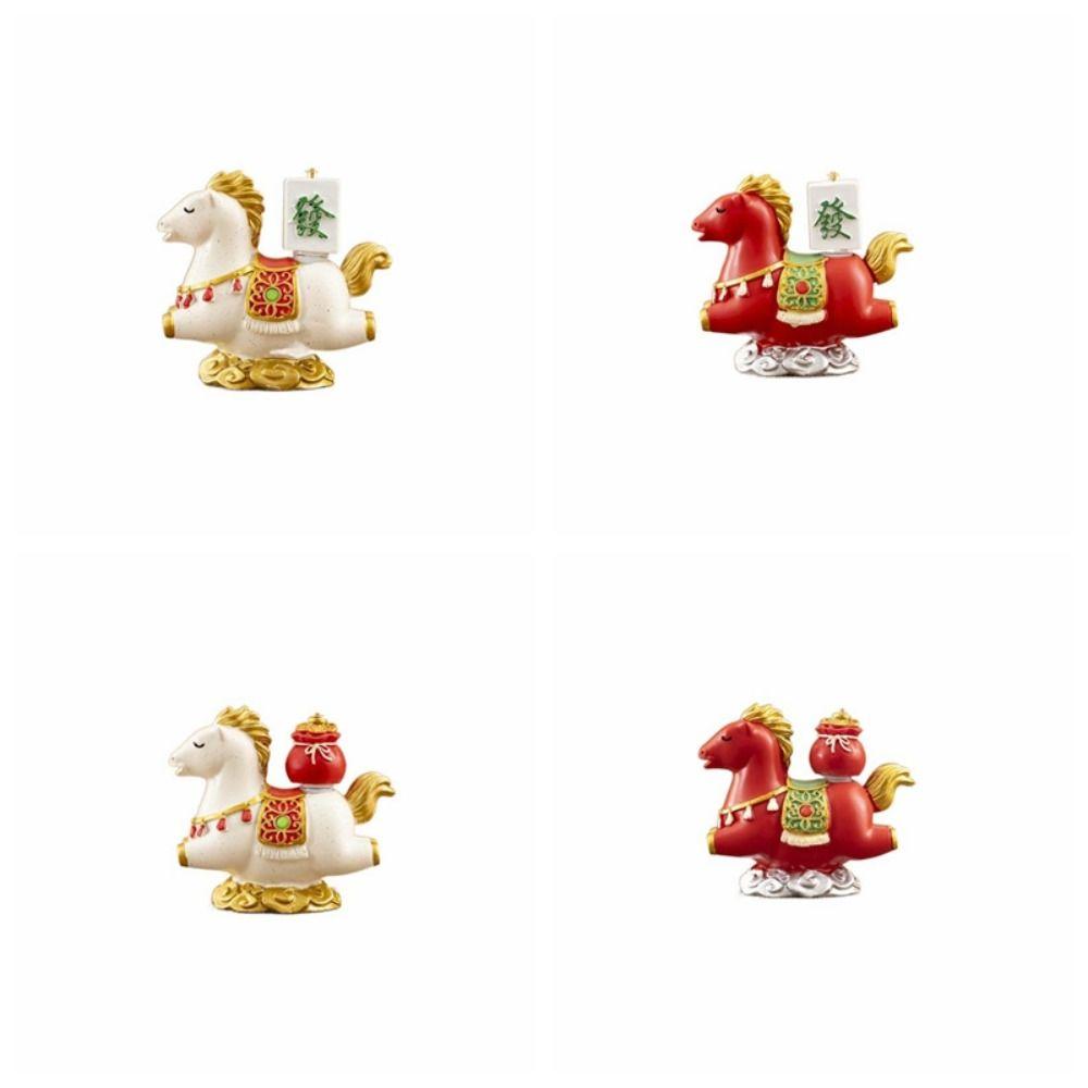 Funny Zodiac Pony Incense Burner Pony Shape 2026 Horse Year Indoor Incense Burner New Year Ornamental Resin Incense Stick Holder