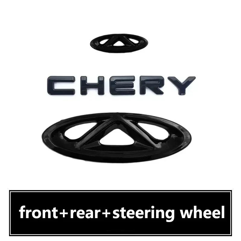 For Chery Emblem Tiggo 8pro\Arrizo 8\Tiggo 8\Omoda\7pro Max Front Logo Black Badge Trunk Letter Decal Car Body Logo Stickers l777