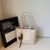 Bolso tote grande de moda para ir al trabajo, sencillo, para mujer, nuevo de otoño e invierno, bolso retro para la axila, bolso de hombro