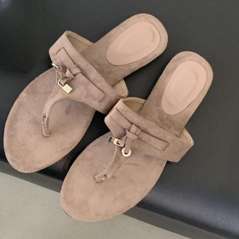 Fashion 2025 Fashion Women Casual Faux Suede Slippers Wedges Heel Cork Mules Platform Clog Non Slip Sole Buckle Outdoor Home Shoes