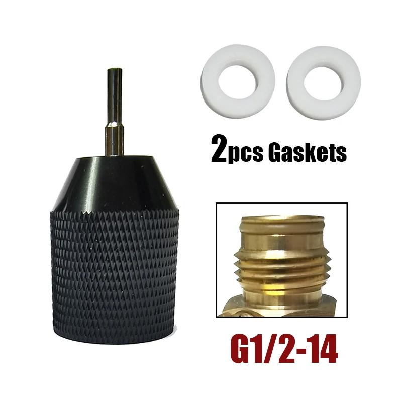 CO2 Refill Charging Needle Adapter Filling Disposable Cartridge Soda Water Cylinder Gas Canister TR21 G1/2