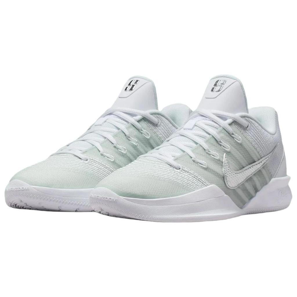 Nike Sabrina 3 Ice Cold Dames Sneakers Wit Metallic-Zilver Munt-Schuim HF2881-101