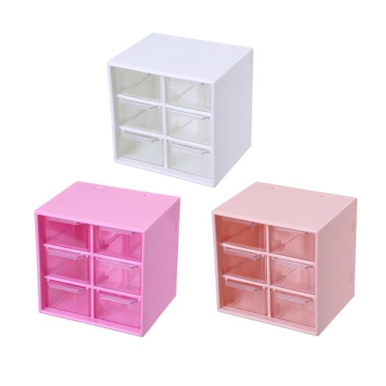 Úložný box Velkokapacitní prostorově úsporný PP zásuvkový typ Organizér pro stolní pero Makeup Box pro domácnost