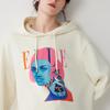 ELLE French Fashion Design Hooded Casual Long Sleeve Sweatshirt Women sweatshirt L8AWH157