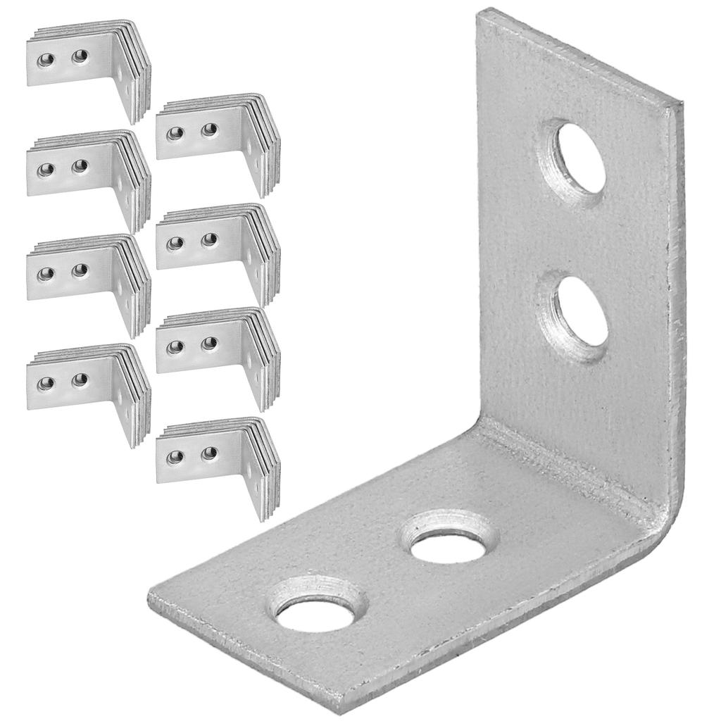 Carpenter's Angle, Construction Connector, Steel, Galvanized, 30X30X17 Mm, 100 Pcs