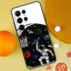 Astronaut Slam Dunk Basketball Phone Case For Samsung Galaxy S25 Ultra S23 S22 S21 Ultra S9 S10 S20 Plus S24 FE Funda Cover