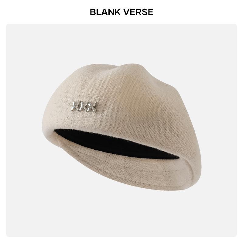 British style retro forward hat women spring and autumn versatile anti-wearing beret fashion big head circumference show face small hat trend