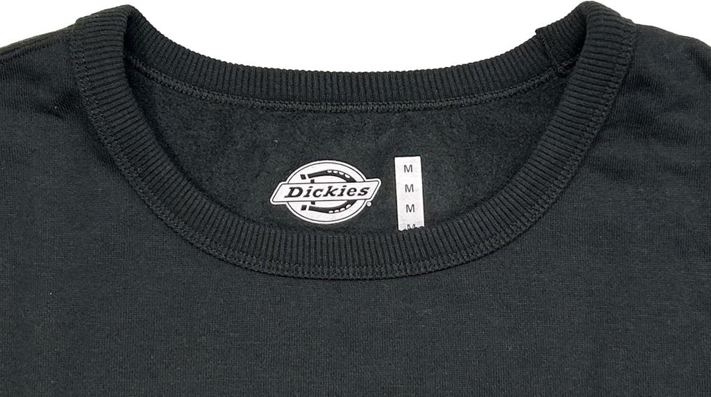 Dickies Sweatshirt Top and Bottom Fleece M Set, Loungewear, Men's Sweatshirt, Lining, Warm, Plain, Simple, Black,
