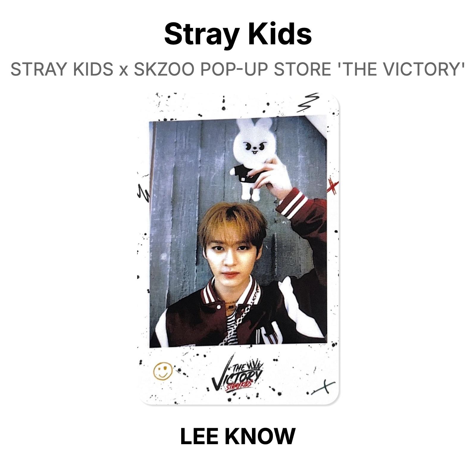 Stray Kids STRAY KIDS x SKZOO POP-UP STORE THE VICTORY Official Photocard LEE KNOW