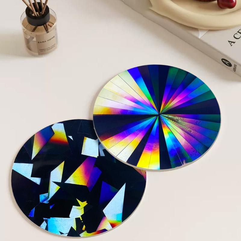 DIY Holographic Silicone Mold Table Cup Cushion Pad Placemat Resin Casting Mold DIY Craft Artwork Home Decorations
